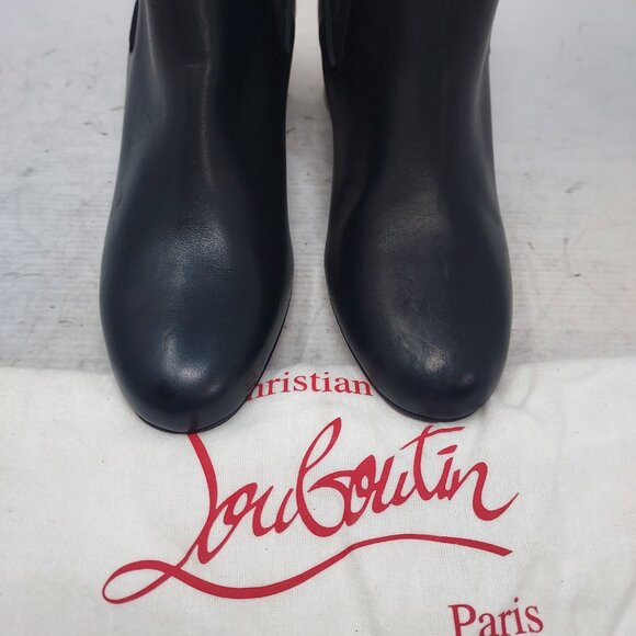 Christian Louboutin Black Leather Turelastic Chelsea Boot - Picture 7 of 13